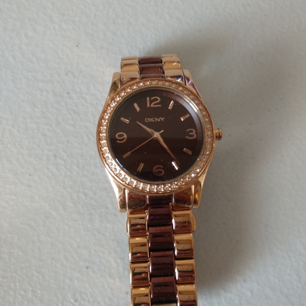 DKNY Watch Women's. Rose gold/copper multi color.